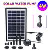 4W 380L/H Water Pump 10V Solar Power Floating Fountain Submersible Waterfall Water Fountain Solar Panel Set for Garden