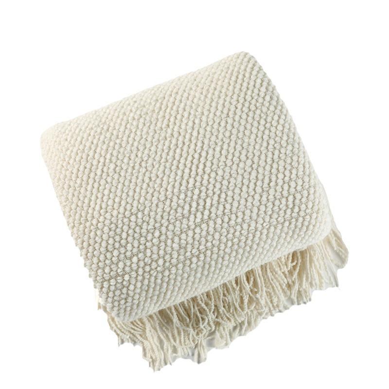Вязаное одеяло-бини с узором "ананас", покрывало для дивана, одеяло для офиса от кондиционера, одеяло для сна, многоцелевое одеяло для дивана, кровати