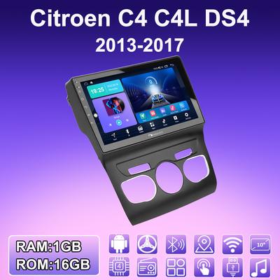 2 DIN Android автомобильное радио для Citroen C4 C4L DS4 2013-2017 мультимедийный проигрыватель головное устройство стерео GPS навигация WIFI 1+16 ГБ