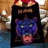 Музыкальное одеяло D-Def L-Leppard, фланелевое, подходит для диванов, кроватей, офисов, путешествий, походных стульев