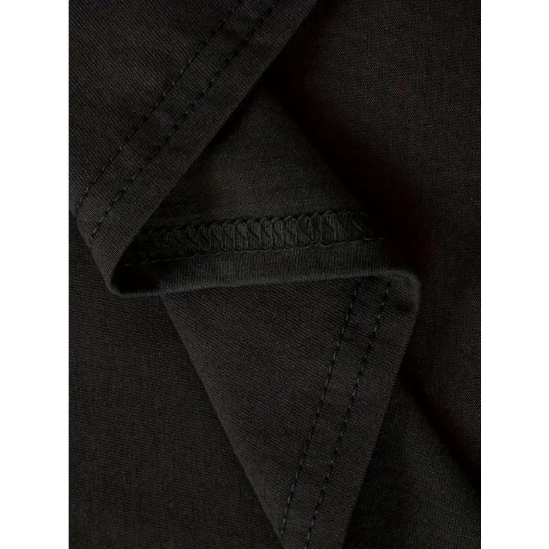 Мужская готическая футболка европейского размера Металл - Вдохновленная Черно-Красная Надпись с Пентаграммой и Крестом - Мягкая, Дышащая, Свободного Покроя, с Круглым Вырезом для Концертов