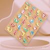 Arabic Alphabet Wooden Jigsaw Puzzle: Children's Educational Hand-Grasp Board