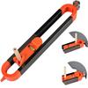 1PC New Profile Scribing Ruler Contour Gauge with Lock Adjustable Locking Precise Woodworking Measuring Gauge Profile Duplicator