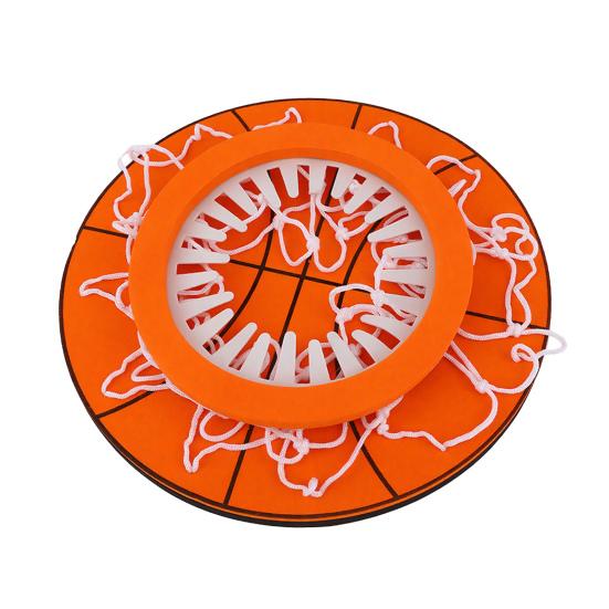 Подвесное баскетбольное кольцо для помещений на потолок, развивающая мини-баскетбольная игра, детская/взрослая игрушка для снятия стресса, баскетбольная корзина с мягким мячом