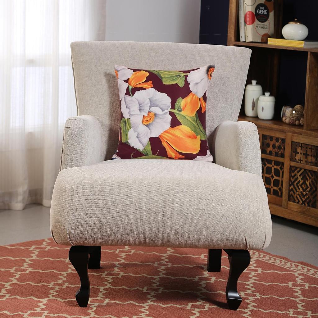 Чехол для подушки KOKO MAISON INC Floral Charm Polystain | Застежка-клапан | Цифровая печать