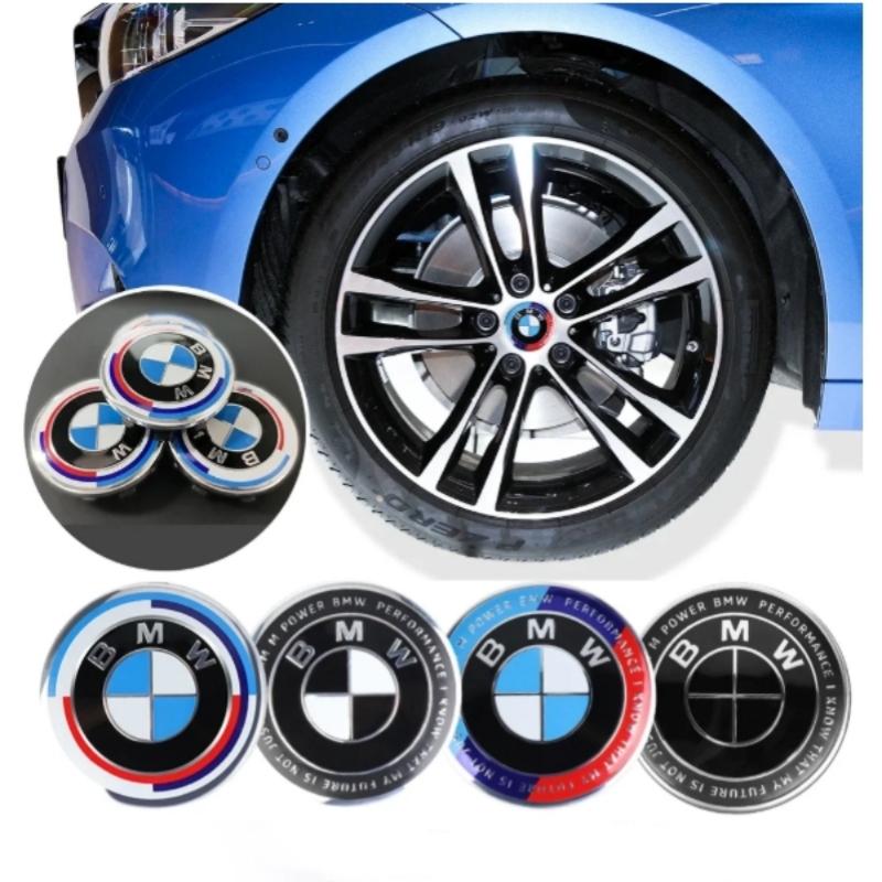 For BMW M 4Pcs 56mm/68mm Car Styling Wheel Center Hub Cap Auto Rim Covers for BMW E36 E46 E53 E90 E60 E61 E93 E87 X1 X3 X5 F30 E91 G30 Car