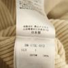 BATONER made in Japan Long sleeve long knit cardigan 1 beige Women Used