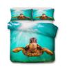 Beach Sea Turtle Bedding Doona Duvet Quilt Cover Set Gift Single Double Queen