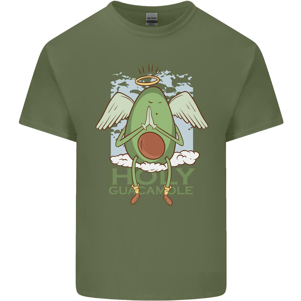 Holy Guacamole Funny Food Angel Unisexs Light Cotton TShirt