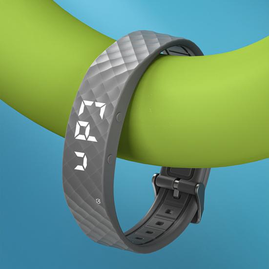 Вибрирующий будильник-часы для крепко спящих, бесшумное пробуждение, умный браслет для мужчин и женщин, регулируемый носимый вибрационный браслет на запястье