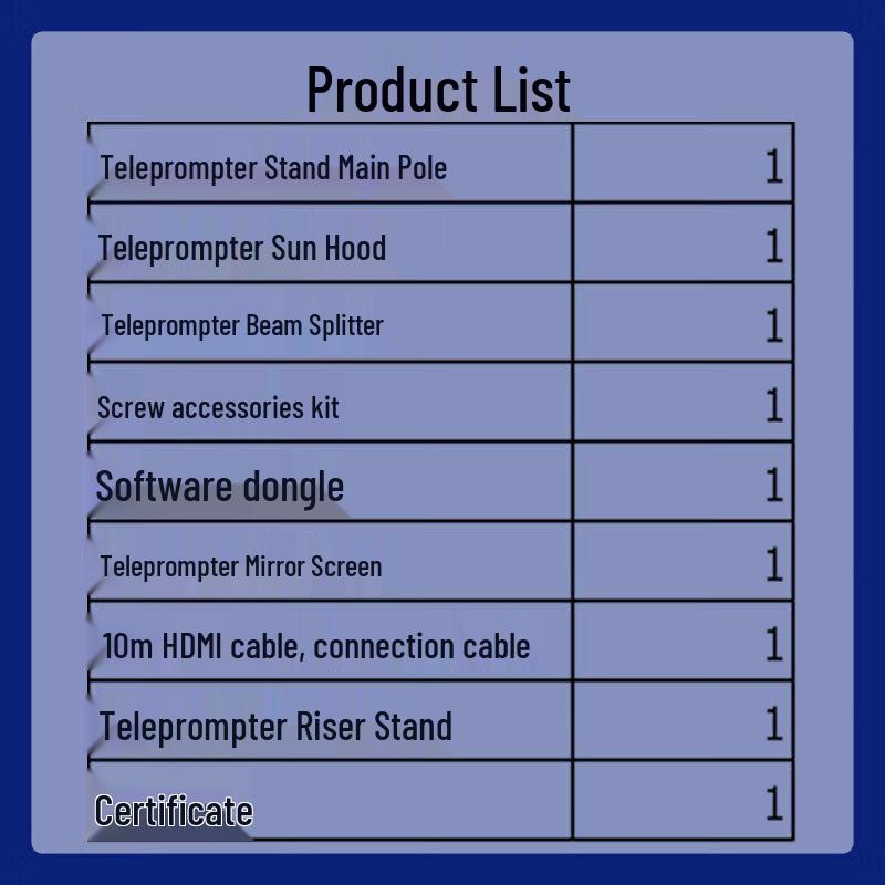 JiaShiYing JS-G22Pro 22-inch Single Screen Teleprompter Kit