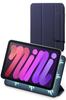 Elecom Чехол для iPad mini 7, A17 Pro (2024), и мини 6 (2021), Магнитная трехскладная подставка, легкая, тонкая, сопряжение и зарядка Apple Pencil, темно-синий