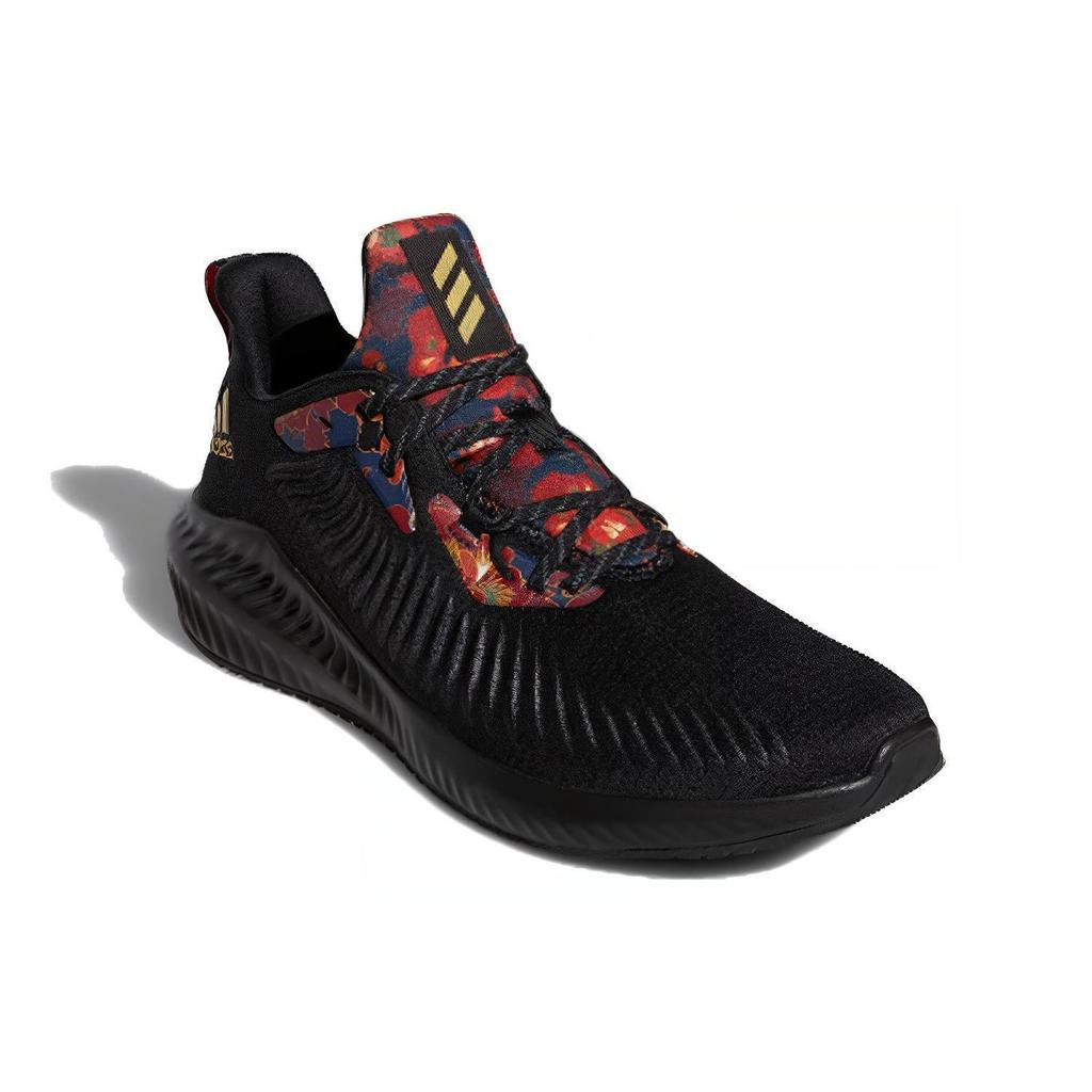 adidas AlphaBounce 3 'CNY' (унисекс) Черные / Золотые / Красные Беговые Кроссовки FW4530
