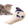 Игрушка для кошек с кошачьей мятой для чистки зубов, игровая игрушка, прочная, устойчивая к укусам, плюшевая кукла на Хэллоуин, товары для домашних животных