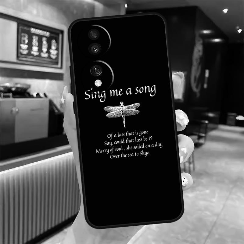 Outlander Sassenach Dragonfly Для Чести Магия 6 7 8 Pro Чехол Для Honor 90 70 50 Lite 400 200 X8c X8b X9a X9b X9c X9d Win RT
