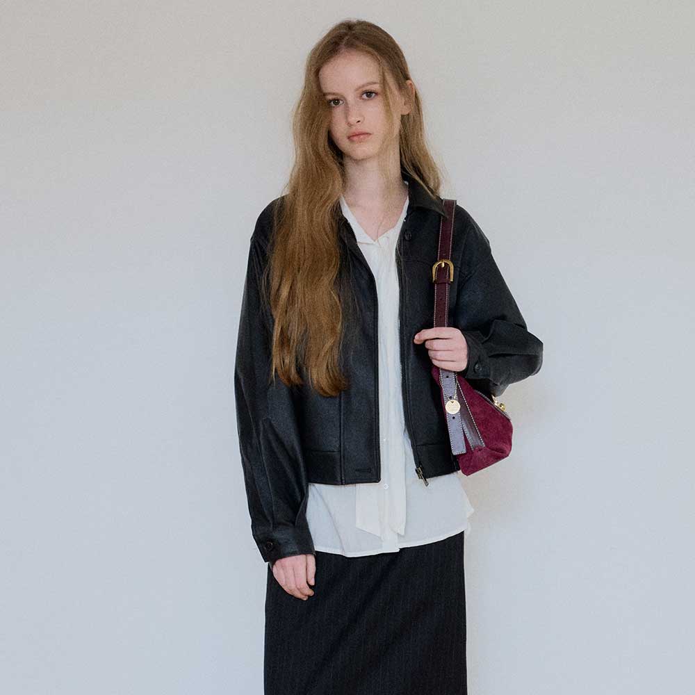 Omnipotent Momentum Tote Bag(Small) _Suede Plum