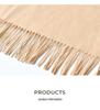 2025 Korean Style Dual-Use Winter Scarf Shawl for Women - Thick Warm Imitation Cashmere, Versatile Neck Warmer for Students.