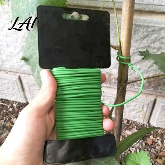 Indoor And Outdoor Plant Organizer 32.8Ft Twist Garden Green Soft Tie Tie with Spool 2.5mm Diameter