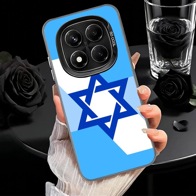 David Jewish Star Symbol Shockproof Phone Case for Xiaomi Redmi Note 15 14 13 12 Pro Plus 11 11S 11T 5G Cover Anti Fall Fundas
