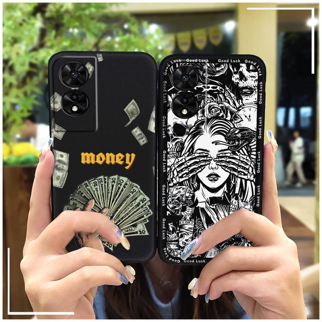 Protective Cute Phone Case For TCL 505/T509K/T5094 Fashion Design Back Cover Anti-knock Durable Silicone Full Wrap TPU