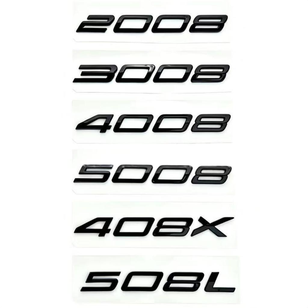 1Pc 3D ABS Letters Car Front Hood Badge Side Fender Rear Trunk Logo Emblem Stickers Decal