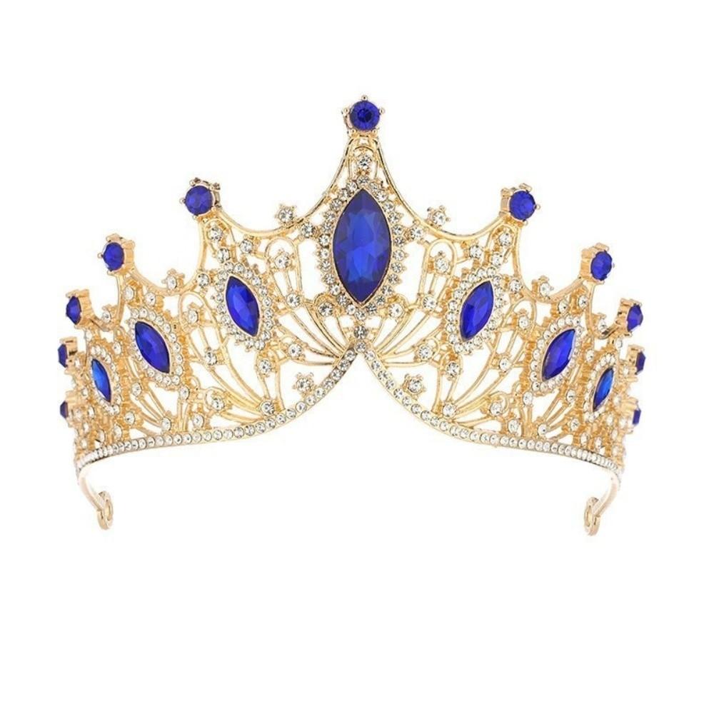 Барочная хрустальная тиара сплав свадебная повязка на голову винтажная бижутерия для выпускного платья свадебная вечеринка