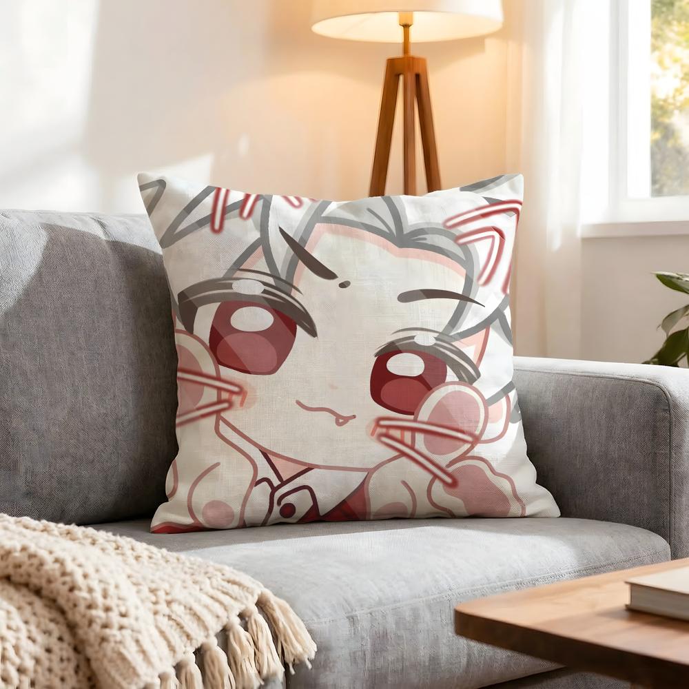 Game Love And Deepspace Cushion Cover 1Pcs Decorative Covers Soft Cushion Case For Sofa Couch Decor 40X40 45X45 Pillowcases