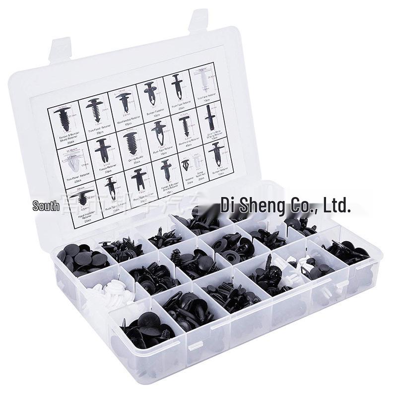 435-Piece Car Fasteners Set for Ford & Chrysler - 19 Types Included