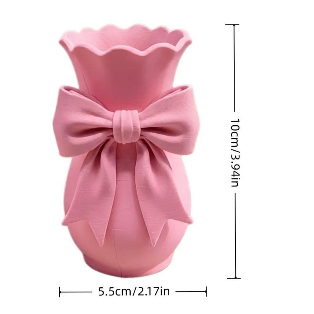 Twisted Design Flower Arrangement Container Tabletop Flower Pot Office Tabletop Ornaments