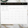 Aesthetic 2026-2027 Desk Calendar - Runs From January 2026 Until July 2027 - Minimalistic Office Desktop/Wall Calendar 14.5"x11.5" for Easy