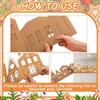 Christmas Window Display Gingerbread House Set Led Village Set with Gingerbread House for Farmhouse Christmas Decoration