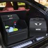 Car Emblem Storage Box Foldable Auto Trunk Organizer Bag For MINI WORKS One Cooper JCW R60 R59 R58 R57 R56 R55 R53 R52 F55 F56.