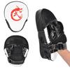 PU Leather Curved Boxing Hand Target Mitt Punching Pad Kickboxing Thai Training Fitness