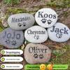 Cross-Border Pet Memorial Stone: Engraved Pebble for Dogs and Animals, Outdoor Use