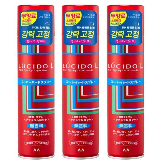 LUCIDO-L Лак для волос Super Hard Triple Plan (293млx 3)