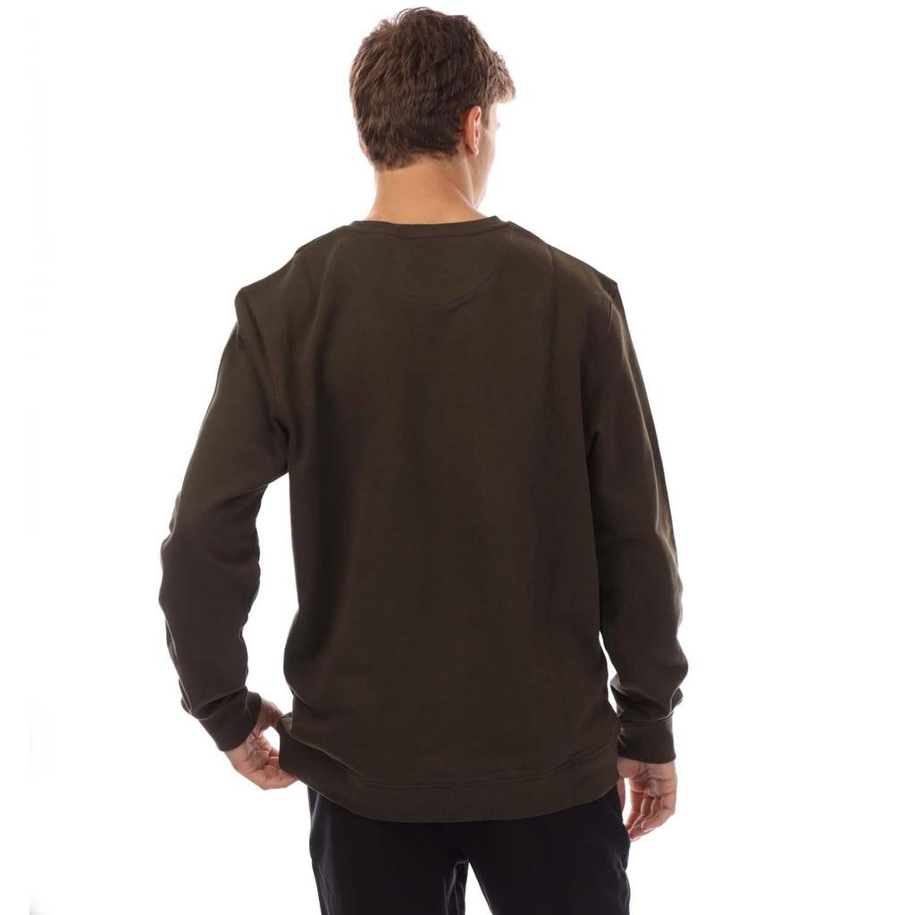 Lyle & Scott Mens Printed Organic Crew Neck Sweatshirt