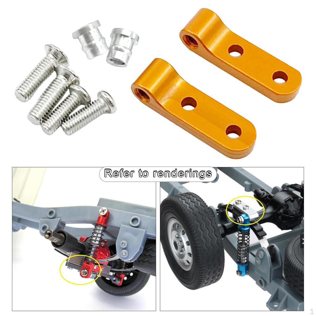 Крепления задних амортизаторов подходят для грузовиков 42 1/10, запчасти для самодельных автомобилей