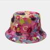 Xuancui Manufacture New Casual Floral Beach Summer Cap Printing Bucket Hat