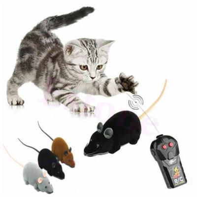 Pet Cat Puppy Беспроводной пульт дистанционного управления RC Электронная крыса Мышь Мышь для подарка для домашних животных