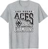 Официальная футболка WNBA Las Vegas Aces Чемпионы 2025 Парад Время Унисекс