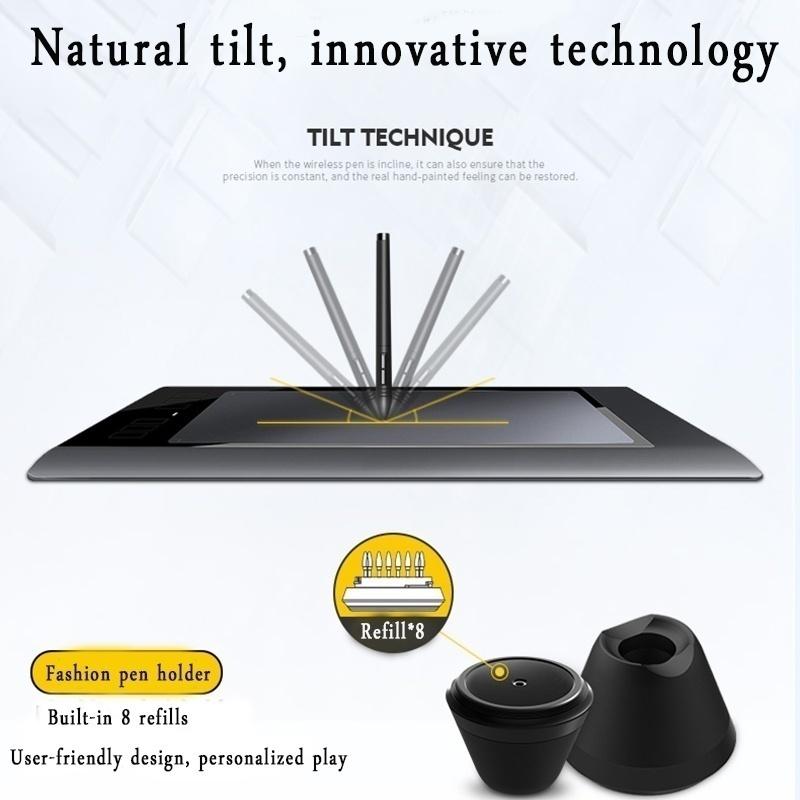 Модный новый цифровой планшет 1060 PRO, модный офисный компьютер, доска для рисования, можно подключить к мобильному телефону/компьютеру