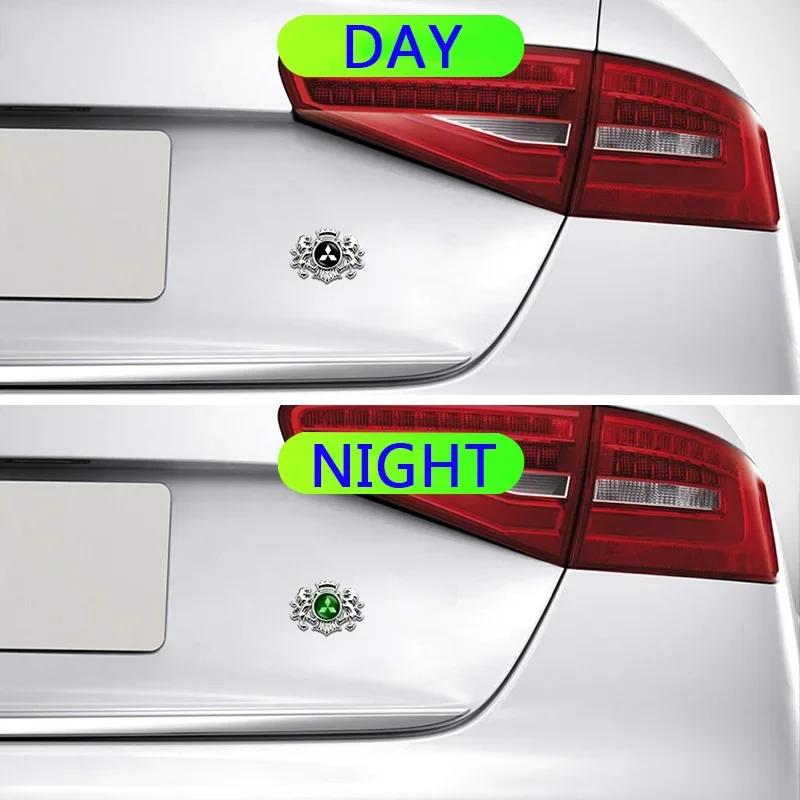 Стайлинг автомобиля Наклейка-значок Лев для Mitsubishi Ralliart ASX Pajero Eclipse Lancer 9 Pajero Outlander L200 Galant Montero Декаль