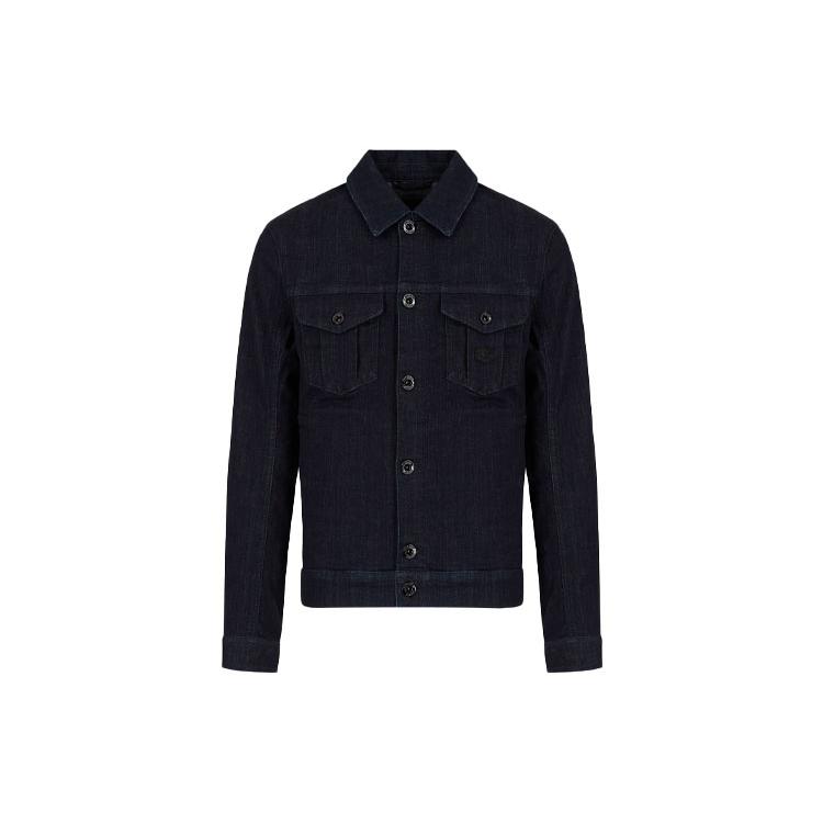 EMPORIO ARMANI Denim Jacket Men's Blue 8N1B95-1DV7Z-0941