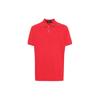 Polo Solid Logo Polo Shirt Men Tops Red 710680784-347