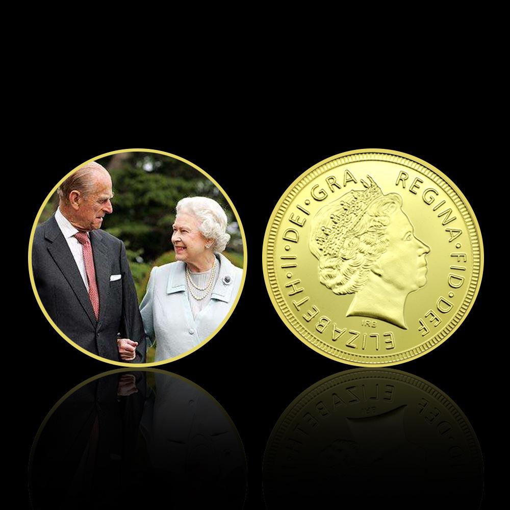 Queen Elizabeth commemorative coins, 10 pieces, Elizabeth commemorative coins for various age groups, family collection