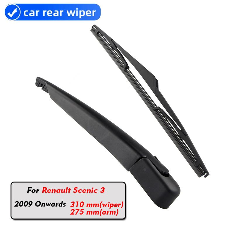 Car Rear Wiper Blade Blades Back Window Wipers Arm For Renault Scenic 3 Hatchback (2009 Onwards) 310mm Windscreen Blade