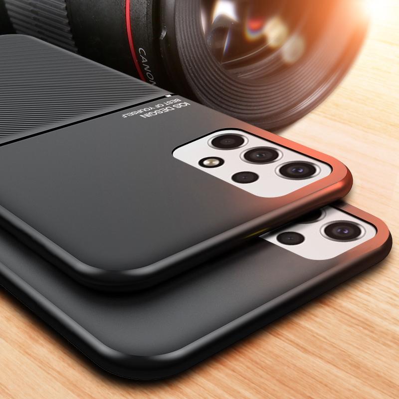 Матовый магнитный чехол без отпечатков пальцев для Samsung Galaxy A53 5g A73 A33 A12 A23 A13 A52s A52 A72 A32 A22, задняя крышка