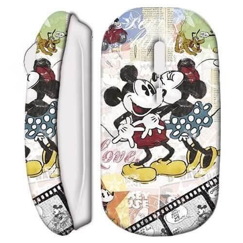 Souris Sans Fil - Disney - Mickey - Blanc - USB Wifi - Compatible Mac et PC