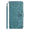For Samsung Galaxy S26 Ultra Case Flower Imprint Leather Flip Wallet Phone Cover with Wrist Strap