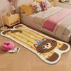 Ковер для спальни Милые пижамные животные Кошка Собака Девочка Декор Прикроватный коврик Коврик для комнаты Мягкий Пушистый Имитация Кашемира Ковер